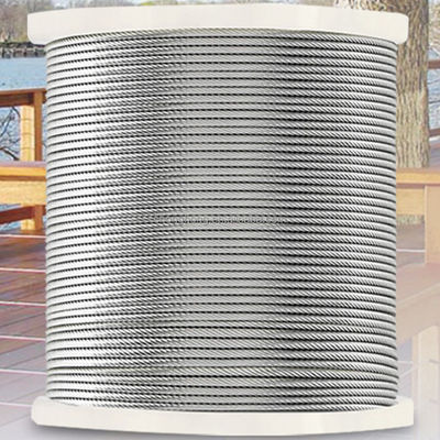 Dobra cena. Erosion Resistant T316 3 16 Aircraft Cable 1000FT SS 1x19 7x7 7x19 Rainproof w Internecie