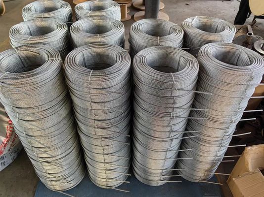 Dobra cena. Bright Compacted Steel Wire Rope 4Vx39S 5FC 4 Strand Flat No Rotating Ungalvanized Steel Wire w Internecie