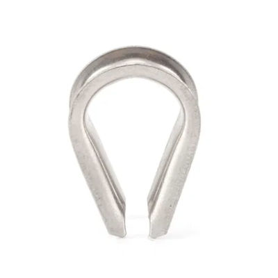 Dobra cena. Stainless Steel Wire Rope Protection Fitting Tube Cable Heavy Duty Rigging Carbon Guy Hardware D Shackle Metal Neele Punch Thimble w Internecie