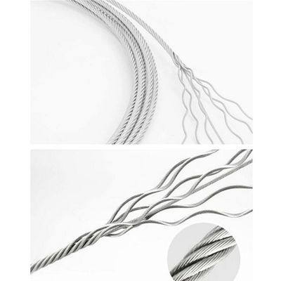 Dobra cena. Niestandardowa balustrada kablowa z metalowej liny stalowej 5/32