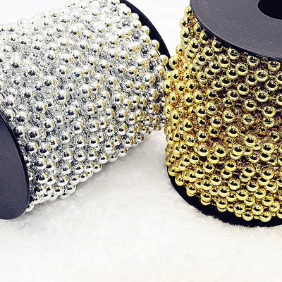 Dobra cena. 2.4mm Plastic Ball Chain w dostosowanych kolorach do dekoracji domu w Internecie