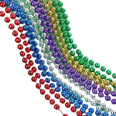 Dobra cena. Funkcjonalny łańcuch rolkowy 2,4 mm plastikowy srebrny łańcuch kulkowy luzem w Internecie