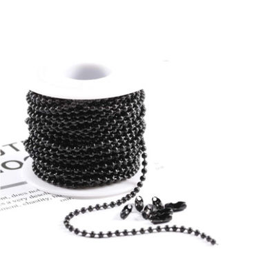 Dobra cena. Function Roller Chain Stainless Steel Pre-Cut 2.4mm Ball Chain for Dogtag Customized Size Rustproof w Internecie