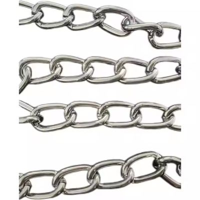 Dobra cena. Wholesale Animal Twisted Galvanized Chains Pet Dog Chain Short Link Chain For Pets w Internecie