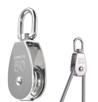 Dobra cena. Top Wholesale Stainless Steel Wire Rope / Swivel / Sailboat / Crane / Swivel Single Rope / Marine / Heave Steel Wire / Strap Lifting/Climbing Pulley For Sailing Boat w Internecie