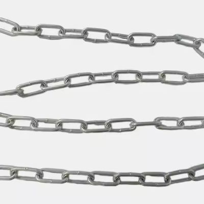 Dobra cena. 3mm hurtowy wysokiej jakości złowiony cynk zgalwanizowany łańcuch łącza Q235 do użytku na zewnątrz w Internecie
