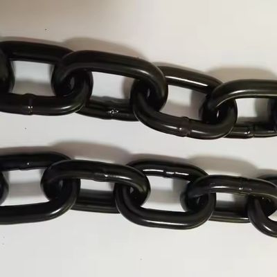 Dobra cena. G80 Black 6mm Anti Rust Lifting Chain Welded Iron 8mm Roller Chain For Hoist w Internecie