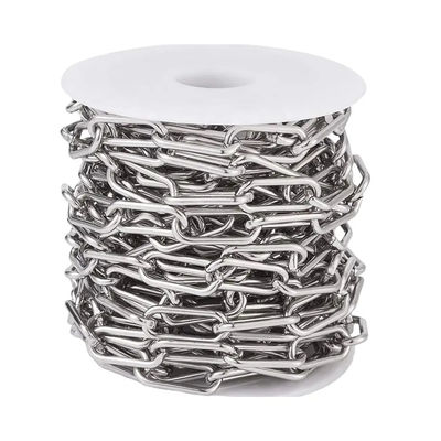 Dobra cena. Stainless Steel 316 DIN763 Standard Long Link Anchor Chain, Dia. 10mm w Internecie