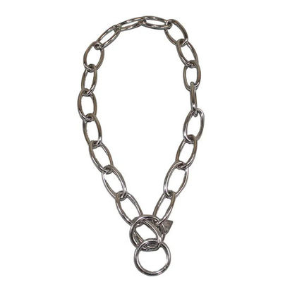 Dobra cena. Wholesale 304 Stainless Steel Pet Dog Training P Chain Necklace Dog Collar w Internecie