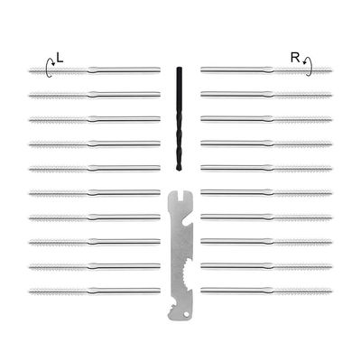 Dobra cena. 316 Stainless Steel Cable Railing Hardware z 3/16-calowymi kablami wodoodporne i odporne na rdzew Swage Lag Stud do projektów DIY Deck w Internecie
