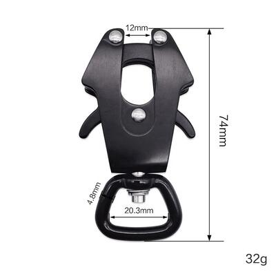 Dobra cena. Aluminium Buckles for Dog Leash Pet Release Buckle Frog Clip Pet Snap Hook Frog Carabiner w Internecie