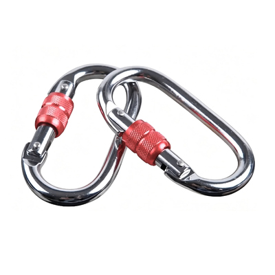 Dobra cena. Karabiner wspinaczkowy 25kN 5620Lbs Ciężki zamykający karabiner Clip Industrial Twist Lock Karabinery wspinaczkowe w Internecie