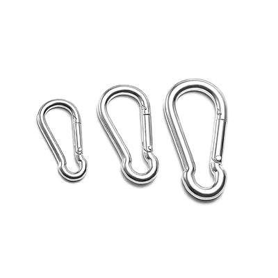 Dobra cena. Fabryka bezpośrednia hurtowa Karabiner Hauk Hardware 304 316 Springs Stal nierdzewna Przycisk wspinaczkowy Hauki w Internecie