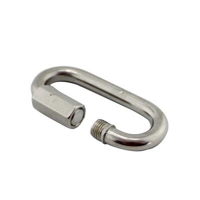 Dobra cena. M6 M8 M10 Stal nierdzewna 304 Quick Link Marine Oval Thread Carabiner Chain Connector Link w Internecie