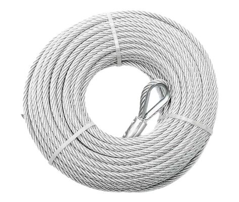 Długość nierdzewna linia stalowa Ss304 Ss316 Kabel lotniczy 7x7 Kabel nierdzewny 1/16